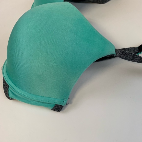 Victoria’s Secret 32D Uplift Semi Demi Green Gray - Picture 7 of 8